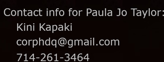 Contact email information